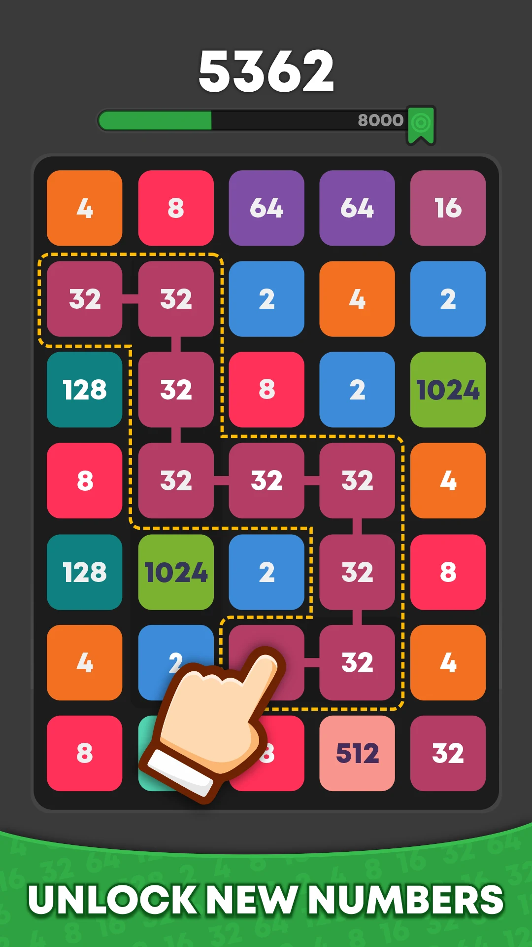 Number Match: 2048 Puzzle screenshot