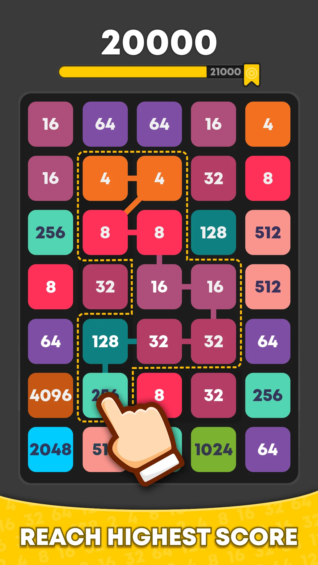 Number Match: 2048 Puzzle screenshot